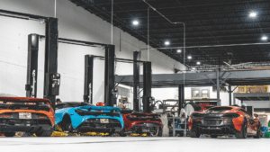 multiple cars during maintenance with 2-post challenger lift products