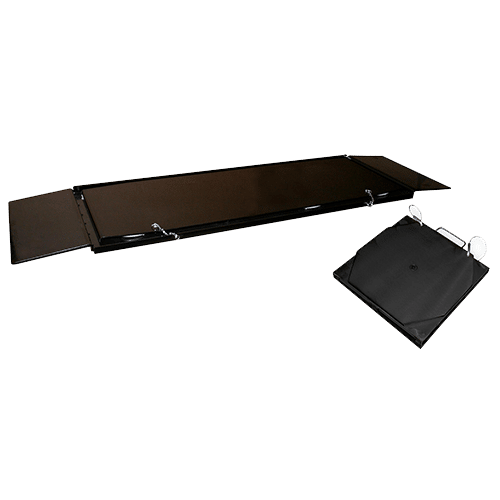 Kit de alinhamento aparafusado com placas de viragem revestidas a pó preto - compatível com o alinhamento 3D